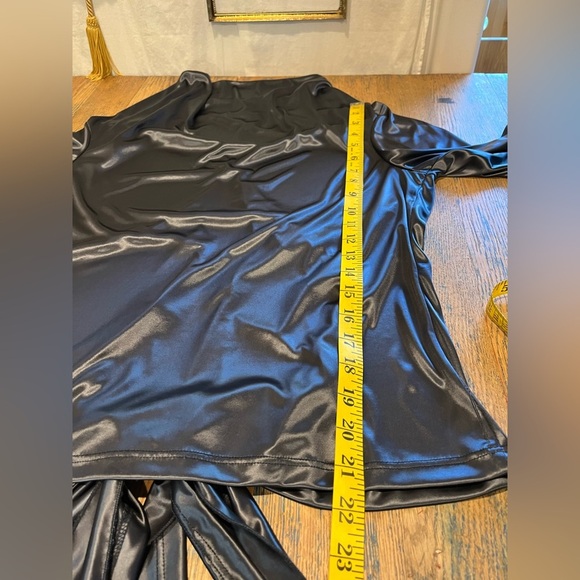 SARAH PACINI – Black Draped Top Size S (no tag, refer to measurements) - Picture 7 of 7